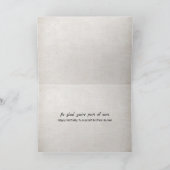 Bruin lederen verjaardag voor zwager kaart (Binnen)