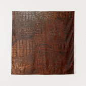 Bruin ledertextureleder, abstract, antiek, ,ba wandkleed (Voorkant (horizontaal))