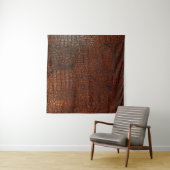 Bruin ledertextureleder, abstract, antiek, ,ba wandkleed (In Situ (horizontaal))
