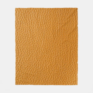 Bruin leer, close-up textuur achtergrond. fleece deken