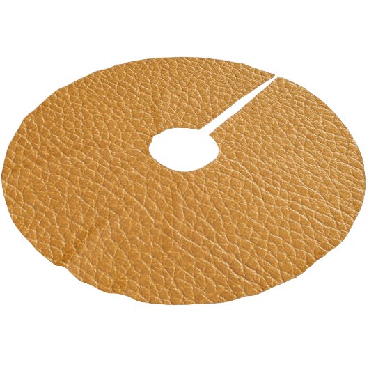 Bruin leer, close-up textuur achtergrond. kerstboom rok (Gekanteld)