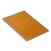 Bruin leer, close-up textuur achtergrond. notitieboek (Rechterzijde)