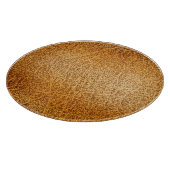 Bruin leer: Gedetailleerde Textuurclose-up Snijplank (Hoek)