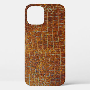 Bruin leer: getextureerde achtergrond. Case-Mate iPhone case