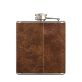 Bruin Leer Heupfles (Achterkant)