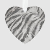 Bruin Leopard Animal Print Sparkle Ornament (achterkant)