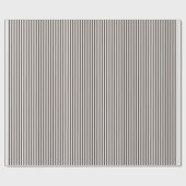 Bruin/lichtgrijs gestreepd elegant inpakpapier (Vlak)