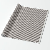 Bruin/lichtgrijs gestreepd elegant inpakpapier (Uitgerold)
