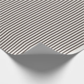 Bruin/lichtgrijs Gestreept Elegant Inpakpapier (Hoek)
