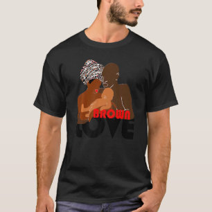 Bruin Liefde Zwart Liefde Premium T-shirt