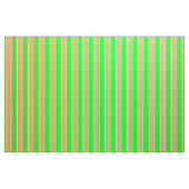 Bruin, Limoen en Turquoise Pattern Stof (Fat Quarter)