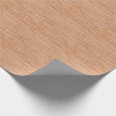 Bruin Linnen Canvas Textuur Achtergrond Cadeaupapier (Hoek)