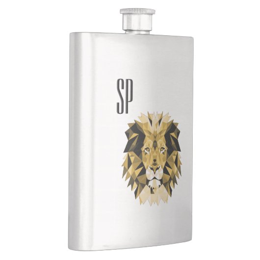 Bruin Lion Monogram Heupfles (Rechts)