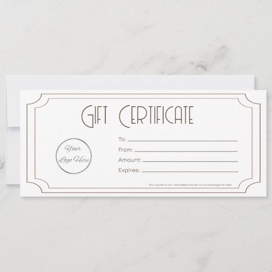  bruin logo Business Cadeaubon (Achterkant)