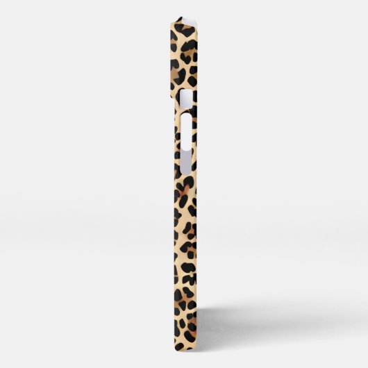 Bruin luipaard Patroon iPhone Hoesje (Linkerkant)