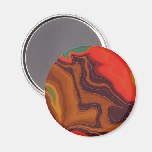 bruin magneet (Voorkant / Achterkant)