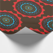 Bruin Mandala Wrapping Papier (Hoek)