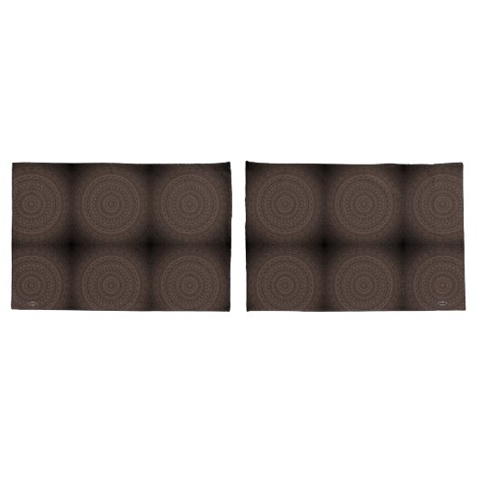 Bruin Mandela Design HAMbyWG Pillow Hoesjes Kussensloop (Achterkant-Set)