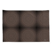 Bruin Mandela Design HAMbyWG Pillow Hoesjes Kussensloop (Achterkant-Rechts)