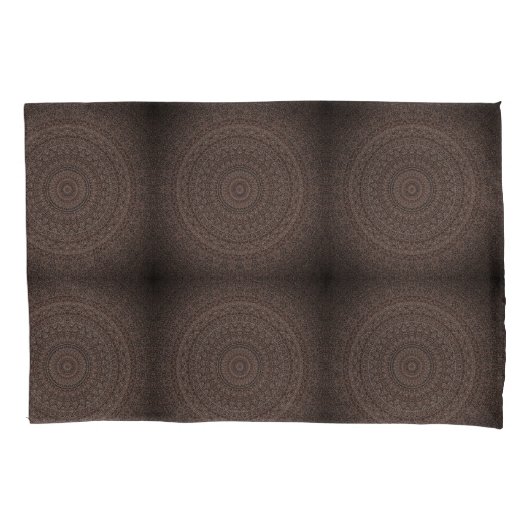 Bruin Mandela Design HAMbyWG Pillow Hoesjes Kussensloop (Voorkant-Links)