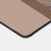 Bruin Manhole Hoesje Patroon, Monogram Naam & Tite Bureaumat (Hoek)