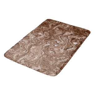 Bruin Marmer abstract Badmat