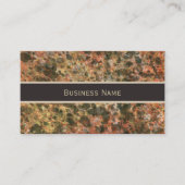 Bruin Marmer Afspraak Visitekaartjes (Voorkant)