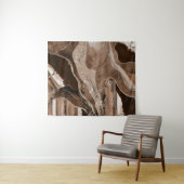 Bruin marmer Agate Gold Glitter Glam #1 Wandkleed (In Situ (horizontaal))