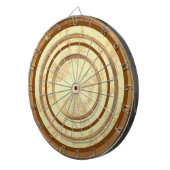 Bruin Marmer Design Aangepaste ontwerpverordening  Dartbord (Voorkant Rechts)