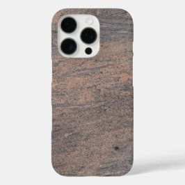 Bruin marmer gedraaid -past zich aan voor alle gev iPhone 16 pro hoesje