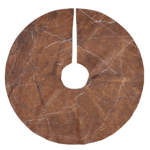 Bruin Marmer Glanzend: Luxe Textuur Achtergrond Kerstboom Rok