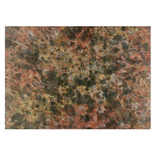 Bruin marmer Pattern Cutting Board Cadeft Snijplank (Voorkant)