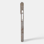 Bruin marmer wervelend Hoesje (Achterkant / Links)