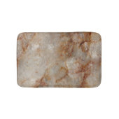 Bruin Marmeren Steen Textuur Print Badmat (Voorkant)