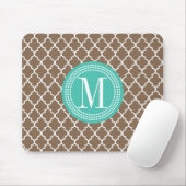 Bruin Marokkaans Lattice Personalized Muismat (Met muis)