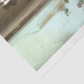 Bruin Mary Antoinette Stijl High end Portret Kunst Tissuepapier (Detail)