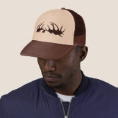 Bruin Megaloceros Skull-Pet Trucker Pet (In situ)