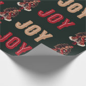 Bruin Meisje Notenkraker Wrapping Papier (Hoek)