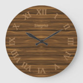 Bruin, met hout verhitte klok (Voorkant)