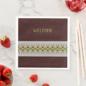 Bruin met limoengroen servet (Insitu)