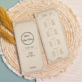  bruin met logo boutique prijslijst reclamekaart