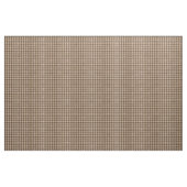 Bruin met Roos Gold Accent Houndstooth Fabric Stof (Fat Quarter)