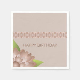 Bruin met rosy Hue Servet