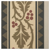 Bruin Middeleeuws patroon decoratief Stof (Swatch)