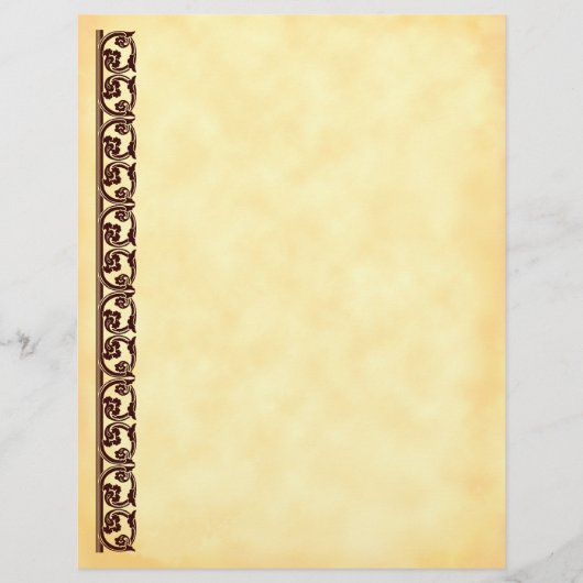 Bruin midieval Element Flyer-Sjabloon Flyer (Voorkant)