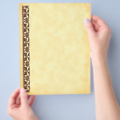 Bruin midieval Element Flyer-Sjabloon Flyer (Hand)