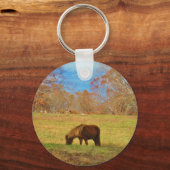 Bruin miniatuur Pony Sleutelhanger (Voorkant)