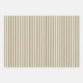  bruin minimaal geometrisch patroon inpakpapier vel (Voorkant 3)