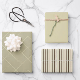  bruin minimaal geometrisch patroon inpakpapier vel