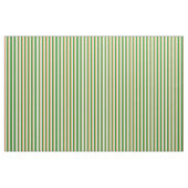 Bruin, Mint Cream en Forest Green Lines Stof (Fat Quarter)